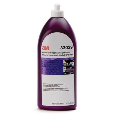 3M Products Perfect-It 33039 One Step Finishing Material, 32 fl-oz Bottle, Purple, Liquid