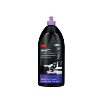 3M Products Perfect-It 34134 Random Orbital Polish, 1 qt Bottle, Liquid, Purple