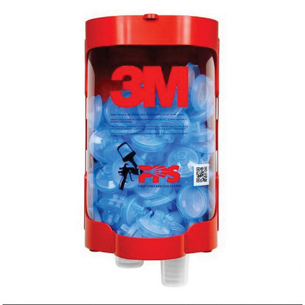 PPS Lid and Liner Dispenser 16298, Red, Supplies for Mini and Micro Cup Paint Preparation