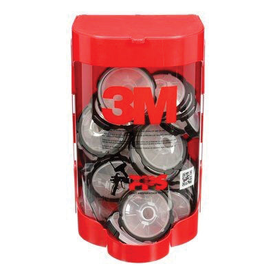 3M PPS Lid Dispenser 16299 - Red, Wall-Mount, Fits Large, Midi, Mini and Standard Cup Lids