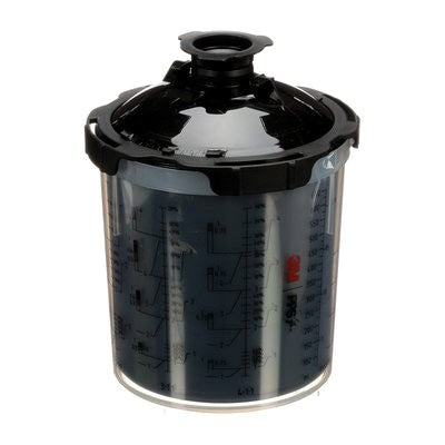 3M Products 26710 Series 2.0 Standard Spray Cup System UV Kit, 650 mL, Black, Use With: Accuspray Sp