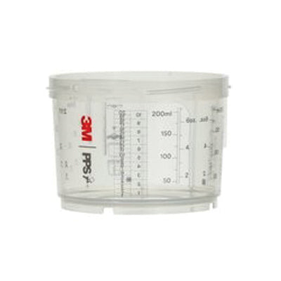 3M Products 26115 Series 2.0 Mini Hard Cup, 200 mL, Use With: Quarter-Turn 2.0 Lid Locking System — view 4