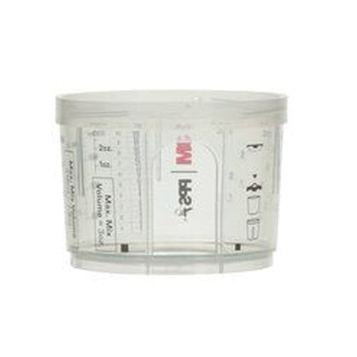 3M Products 26115 Series 2.0 Mini Hard Cup, 200 mL, Use With: Quarter-Turn 2.0 Lid Locking System — view 3