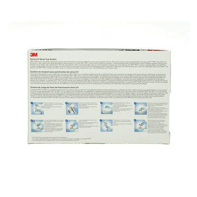 3M Products 26170 Series 2.0 MIDI 6-Pack Starter Kit, 400 mL, Use With: Accuspray One Spray Guns