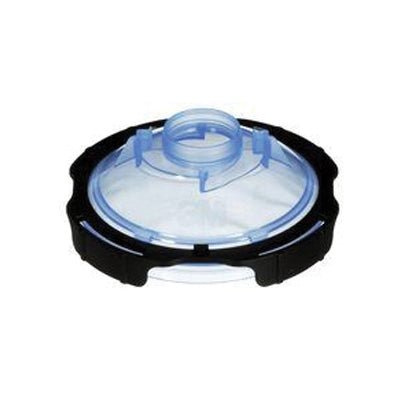 PPS Series 2.0 Light Blue Cup Lid - quarter turn lock with 125 µm full-diameter filter for midi