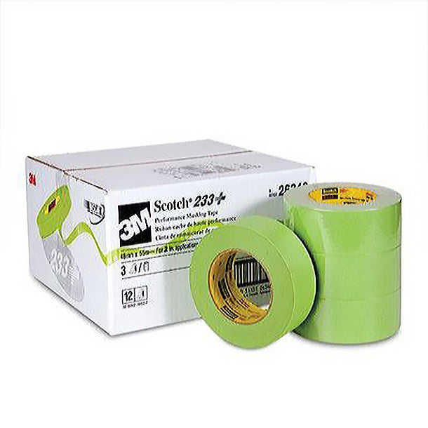 Scotch® 26340 233+ Series Performance Masking Tape, 55 m x 48 mm, Green