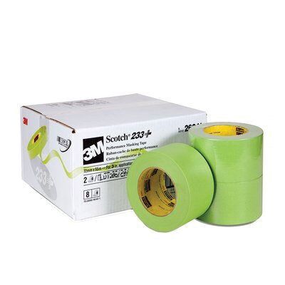 Scotch 26341 Performance Masking Tape 55 m x 72 mm Green, Crepe Paper Backing, Rubber Adhesive