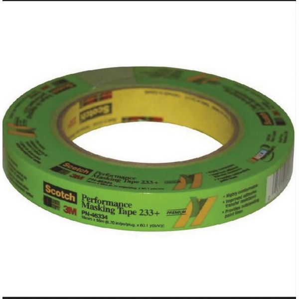 Scotch 46334 Performance Masking Tape 55 m x 18 mm Green