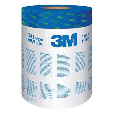 3M Products ScotchBlue 34065 Pre-Taped Painter's Film, 30 yd x 24 in