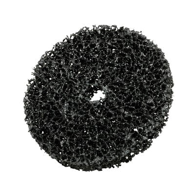 3M Products Scotch-Brite 00946 CS-DC Clean and Strip Disc, 6 in Dia, Silicon Carbide Abrasive, Black — view 2