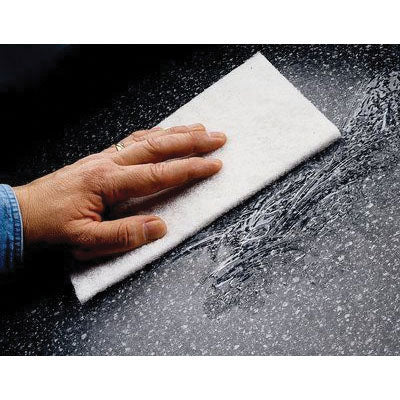 3M Products Scotch-Brite 07445 Non-Woven Hand Pad, 6 in W x 9 in L, 1200 Grit, F Super Fine Grade, W — view 2