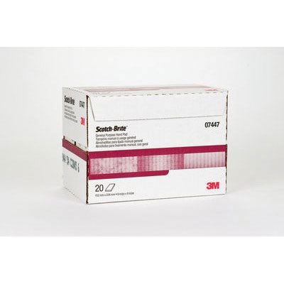 3M Products Scotch-Brite 07447 Non-Woven Sanding Hand Pad, 6 in W x 9 in L, 320/400 Grit, A Very Fin — view 2
