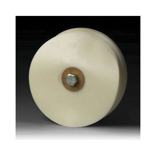 Scotch-Brite Large Area Stripe Removal Disc 7517 8 in Diameter 5/8 in Thick White