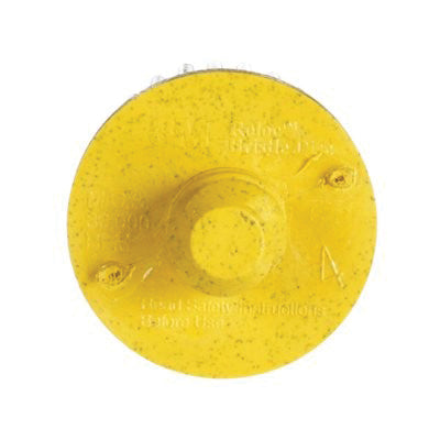 3M Products Scotch-Brite 07531 Straight Bristle Disc, 1 in Dia, 80 Grit, Aluminum Oxide — Yellow — view 2