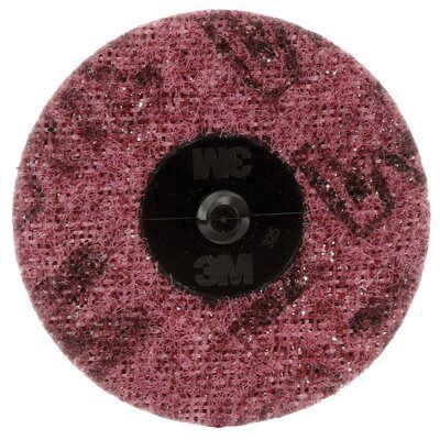 SC-DR Surface Conditioning Disc 12953 4 in Medium Aluminum Oxide Maroon