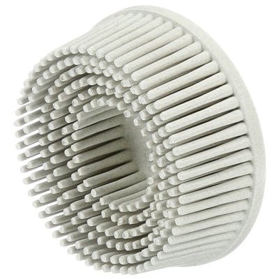 Scotch-Bright 7528 Straight Bristle Disc 2 in - 120 Grit Aluminum Oxide, White, TR Attachment