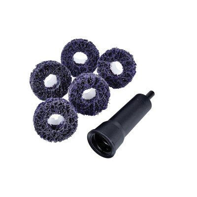 21758 XO-DR Brake Hub Cleaning Disc Kit Extra Coarse Silicon Carbide Purple