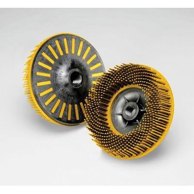 3M Scotch-Brite 24242 BD-ZB Series Bristle Disc, 4-1/2 in Dia, 80 Grit, Medium Grade, Ceramic — view 2