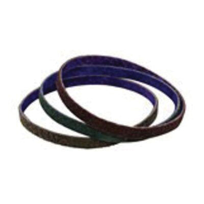 3M Products Scotch-Brite 77257 Non-Woven Durable Flex Belt, 3/8 in W x 13 in L, Coarse Grade, Brown