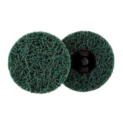 3M 89497 Roloc XC-DR XT Pro Clean and Strip Disc 3 in Extra Coarse Green TR Attachment