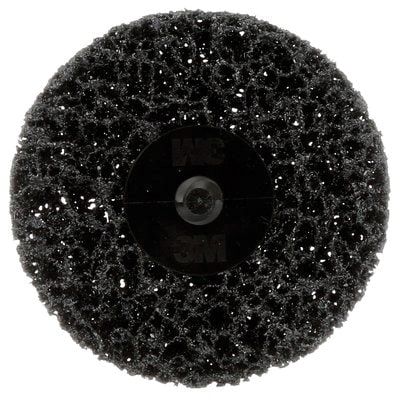 3M Products Scotch-Brite Roloc 89498 CR-DH Coating Removal Disc, 3 in Dia, Extra Coarse Grade, TR At — view 3