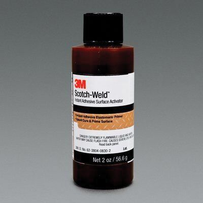 3M Scotch-Weld 87937 Solvent-Based Instant Adhesive Surface Activator, 2 oz Bottle, Thin Liquid, Cle