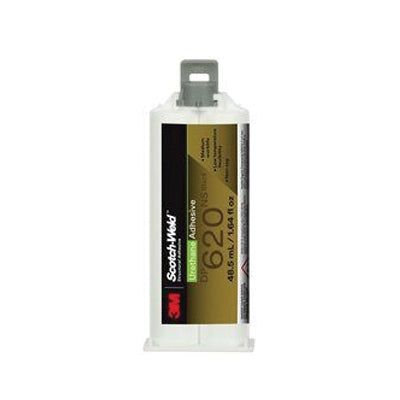 3M Products Scotch-Weld 96416 DP620NS Series Urethane Adhesive, 50 mL Syringe, Viscous, Black/Milky