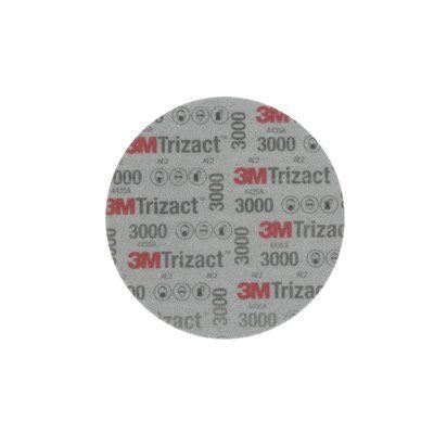 3M Products Trizact 02085 443SA Abrasive Disc, 6 in Dia, 3000 Grit, Foam Abrasive, Gray, Foam Backin — view 2
