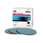 3M Products Trizact 30362 443SA Abrasive Disc, 3 in Dia, 5000 Grit, Foam Abrasive, Blue