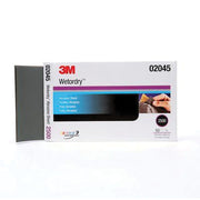 3M Products Wetordry 02045 401Q Abrasive Sheet, 5-1/2 in W x 9 in L, 2500 Grit, Fine Grade, Silicon