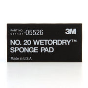 3M Products Wetordry 05526 Sponge Pad, 5-1/2 in L x 2-3/4 in W — Black — view 2