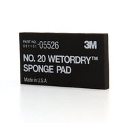 3M Products Wetordry 05526 Sponge Pad, 5-1/2 in L x 2-3/4 in W — Black — view 3