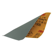 3M Products Wetordry 32023 Sandpaper, 9 in W x 11 in L, 1500 Grit, Aluminum Oxide Abrasive, Gray, We — view 2