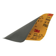 3M Products Wetordry 32036 Sandpaper, 9 in W x 11 in L, 600 Grit, Aluminum Oxide Abrasive, Black, We — view 3