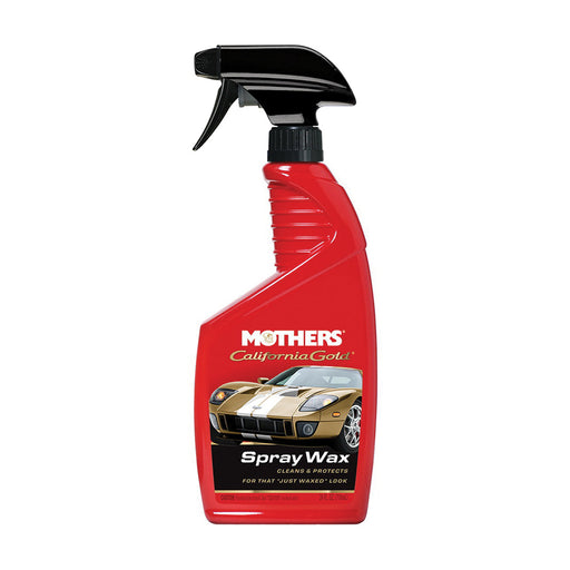 Mothers California Gold 05724 Spray Wax, 24 oz Spray Bottle, Shine, White, Liquid