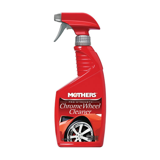 Mothers Pro-Strength 05824 Chrome Wheel Cleaner, 24 oz Spray Bottle, Clear, Liquid
