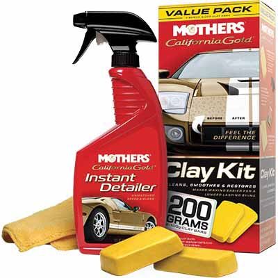 Mothers California Gold 07240 Value Pack Clay Kit, Odorless — Yellow