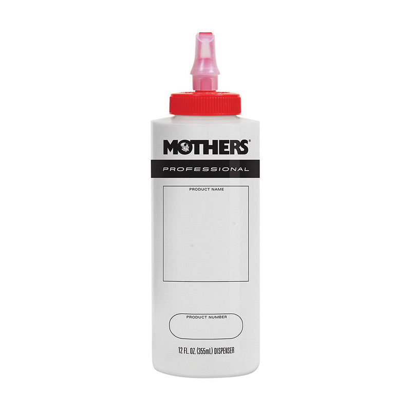 Mothers Professional 80000 Dispenser Bottle, 12 oz, Use With: Polishes and Compounds