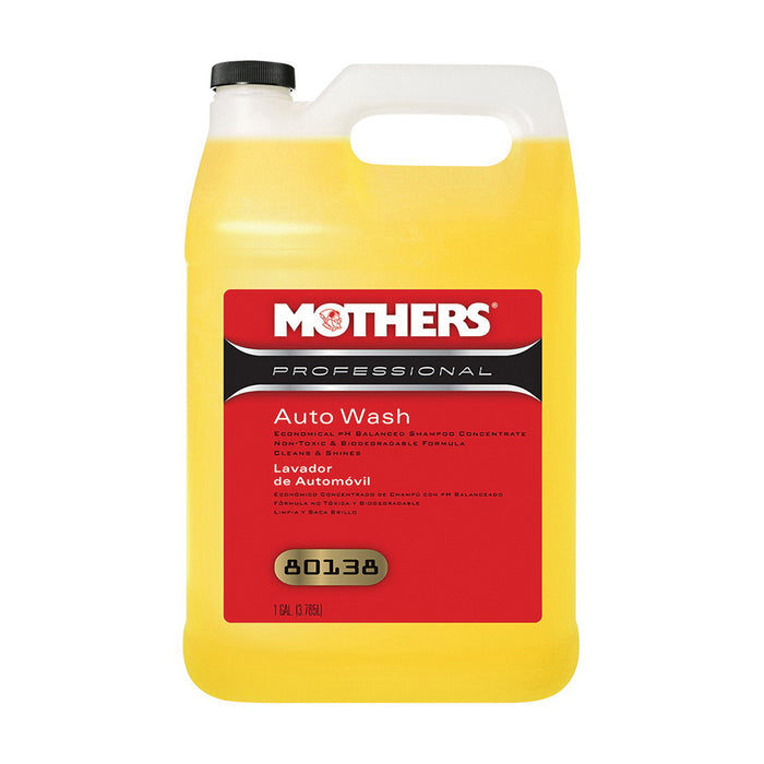 Mothers Professional 80138 Auto Wash, 1 gal Can, Liquid