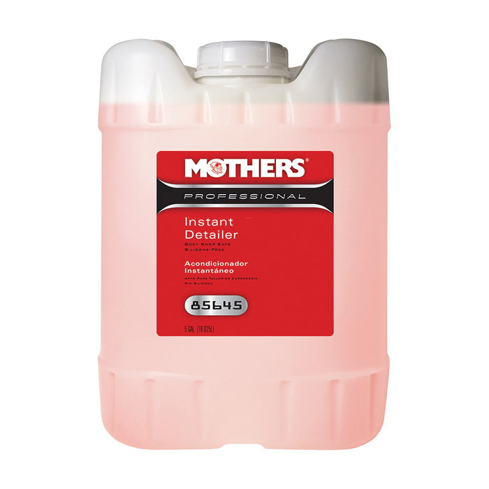 Mothers Professional 85645 Instant Detailer, 5 gal Can, Shine, Clear White, Liquid
