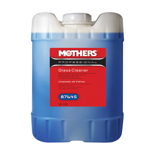 Mothers Professional 87645 Glass Cleaner, 5 gal Can, Blue, Liquid