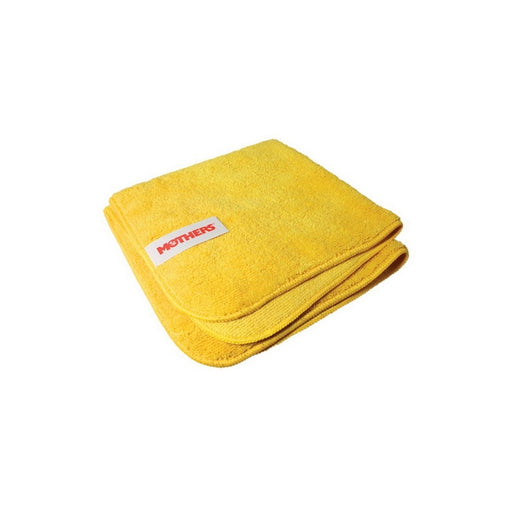 Mothers 90-90004 Professional-Grade Premium Towel, 16 in L x 16 in W, Microfiber, Golden Yellow