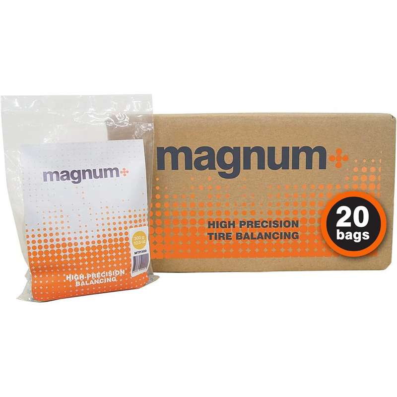 Magnum+ Tire Balancing Beads, 10.5oz / 300g, Case 20 Bags