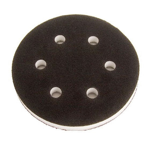 Mirka Abrasives, Inc. Mirka 1066 Grip Faced Interface Pad, 6 in Dia x 1/2 in THK, Hook and Loop Atta