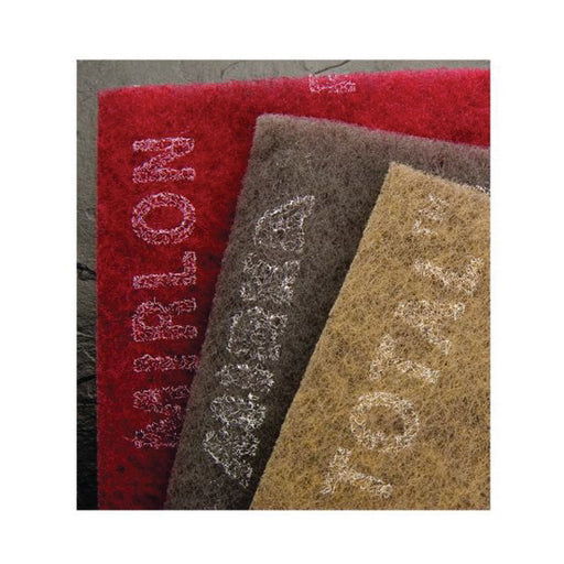 Mirka Abrasives, Inc. Mirka Mirlon Total 18-118-449 18 Series Non-Woven Scuff Pad, 4-1/2 in W x 9 in