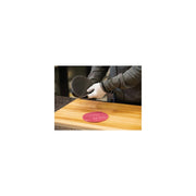 Mirka Abrasives, Inc. Mirka Mirlon Total 18241360 Plain Attachment Sanding Pad, 6 in Dia, Red, 360 G — view 3