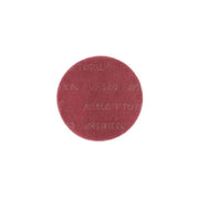Mirka Abrasives, Inc. Mirka Mirlon Total 18241360 Plain Attachment Sanding Pad, 6 in Dia, Red, 360 G
