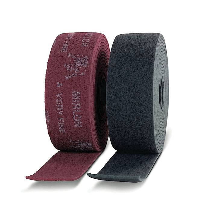 Mirka Abrasives, Inc. Mirka Mirlon 18-573-448 18 Series Non-Woven Scuff Roll, 4 in W x 33 ft L, 1500
