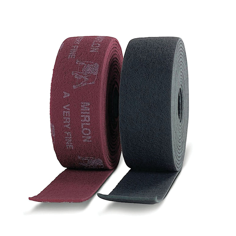 Mirka Abrasives, Inc. Mirka Mirlon 18-573-448 18 Series Non-Woven Scuff Roll, 4 in W x 33 ft L, 1500