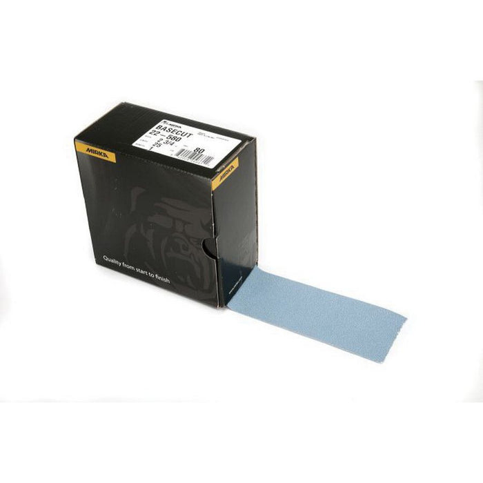 Mirka Abrasives, Inc. Mirka BaseCut 22580080 22 Series Semi-Open Coated Autokut Sheet Roll, 2-3/4 in
